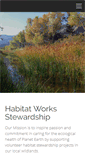 Mobile Screenshot of habitatwork.org